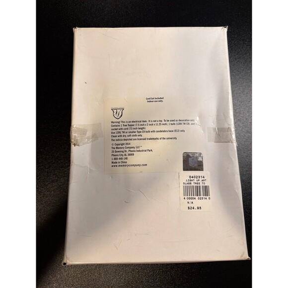 Green Bay Packers Light Up Star Tree Topper NFL Memory Company Glass Lighted - Picture 3 of 3